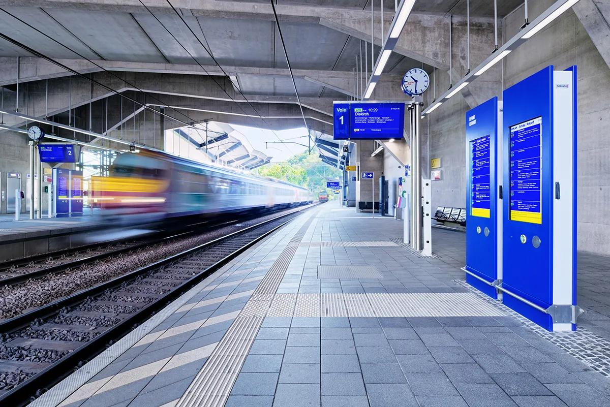 Bahnsteig der Zukunft